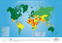 WORLD THREAT MAP 2015