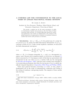 A Uniform Law for Convergence to the Local