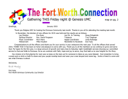 Current Newsletter - Fort Worth Emmaus Community