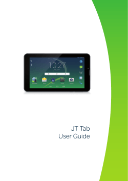 JT Tab User Guide