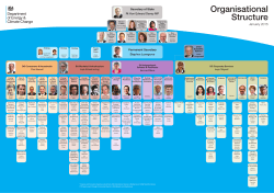 DECC corporate organogram