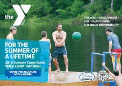 1-Week Camps - YMCA Camp Takodah