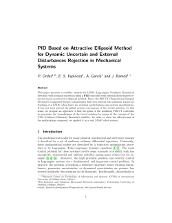 PID Based on Attractive Ellipsoid Method for Dynamic Uncertain and