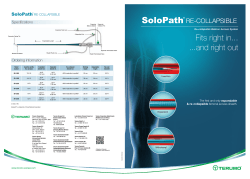 SoloPath™ Re-collapsible Brochure