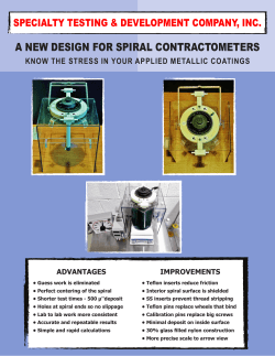 View Spiral Contractometer Brochure.