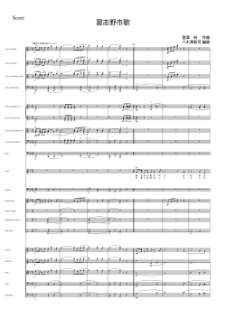 オーケストラ用楽譜（総譜）（PDF：251KB）