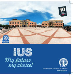IUS Catalog - International University of Sarajevo