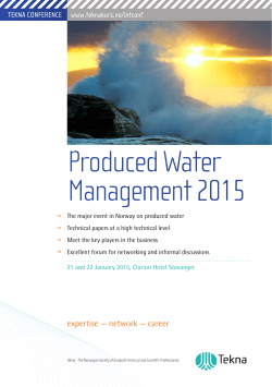 Produced Water Management 2015