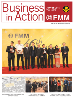 Jan/Feb 2015 - Federation of Malaysian Manufacturers