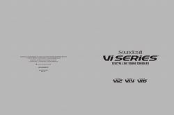 Soundcraft Vi Series brochure