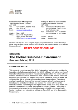 PDF 237KB - Research School of Management
