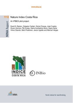 Nature Index Costa Rica