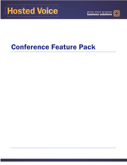 Conference Feature Pack PDF