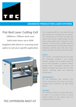 TEC-HYPERION-MG7-CF Flat Bed Laser Cutting Cell