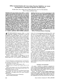 Effect of Interleukin-lp Converting Enzyme Inhibitor