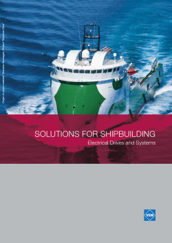 SOLUTIONS FOR SHIPBUILDING