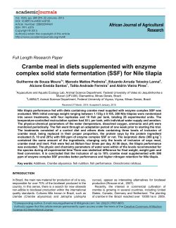 Crambe meal in diets supplemented with enzyme complex solid