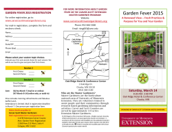 Get Your Garden Fever Brochure