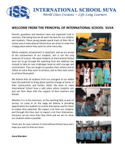 Prospectus - International School Suva