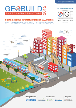 theme: geobuild infrastructure for smart cities