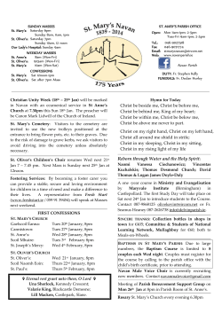 Parish Bulletin here