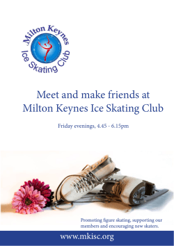 MKISC Handbook - Milton Keynes Ice Skating Club
