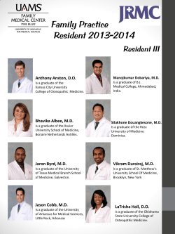 Anthony Anston, D.O. Bhavika Albee, M.D. Jaron Byrd, M.D. Vikram