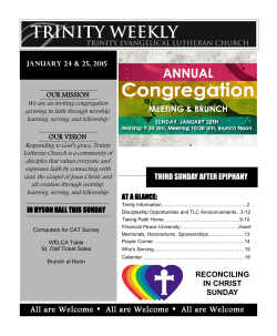 Trinity Weekly - Trinity Lutheran Church