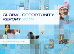 GLOBAL OPPORTUNITY REPORT 2015