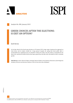 greek choices after the elections: is exit an option?