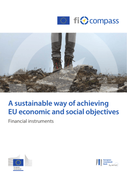 A sustainable way of achieving EU economic and
