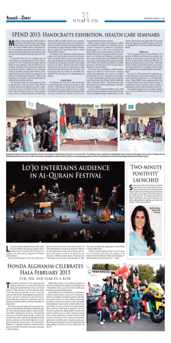 SPEND 2015 - Kuwait Times
