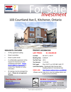103 Courtland Ave E Kitchener, ONT