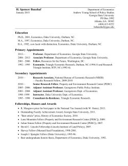 CV - Georgia State University