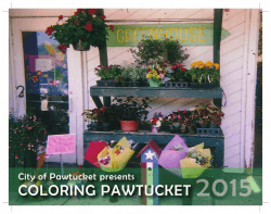 2015 City of Pawtucket Calendar (Downloadable PDF)