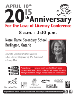 For the Love of Literacy Conference