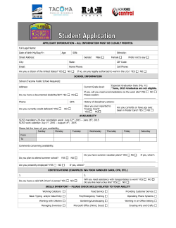 Apply Now - Summer Jobs 253