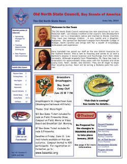 June/July 2014 Edition - Old North State Council