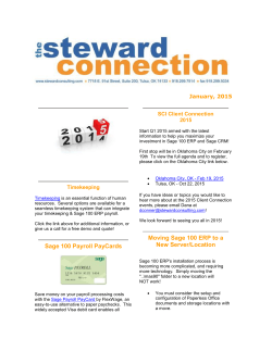 January 2015 - Steward Consulting, Inc.