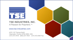 PPT Presentation - TSE Industries, Inc.