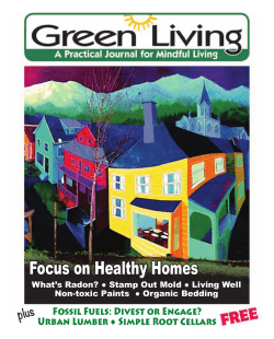 Current Issue  - Green Living Journal
