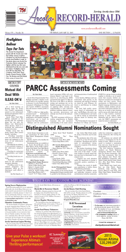 PARCC Assessments Coming