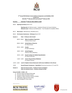 Full Symposium Programme