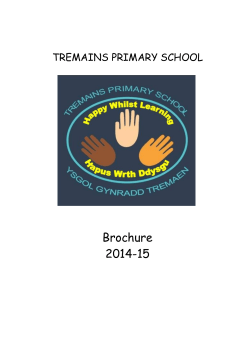 Prospectus - Tremains Primary School