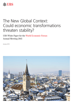 The New Global Context