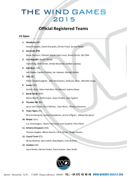Official Registered Teams
