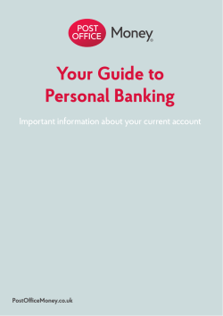 Your Guide to Personal Banking