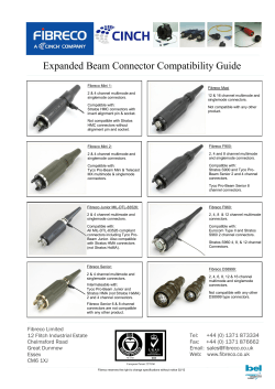 Expanded Beam Connector Compatibility Guide