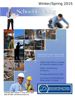 Course Tuition - Construction Education Center