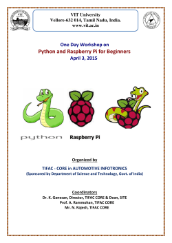 Python and Raspberry Pi for Beginners